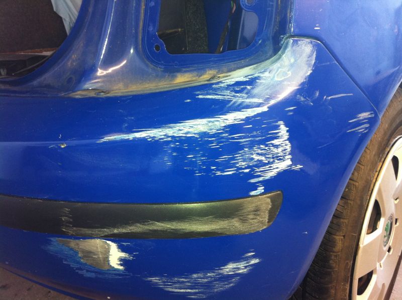 Skoda Bumper repair